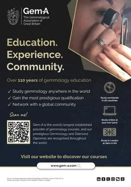Gem-A poster in the refreshed brand style